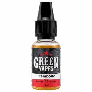 E-liquide Framboise 10 mL - Green Vapes