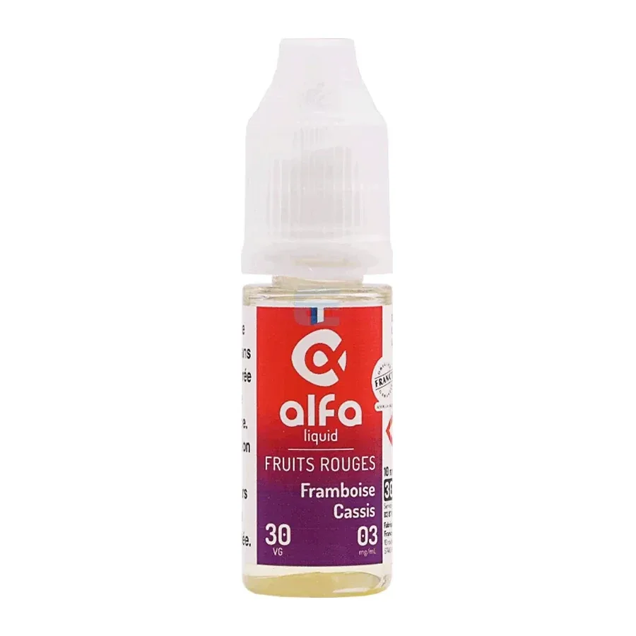 E-liquide Framboise Cassis (30 VG) 10 mL - Alfaliquid