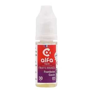 E-liquide Framboise Cassis (30 VG) 10 mL - Alfaliquid