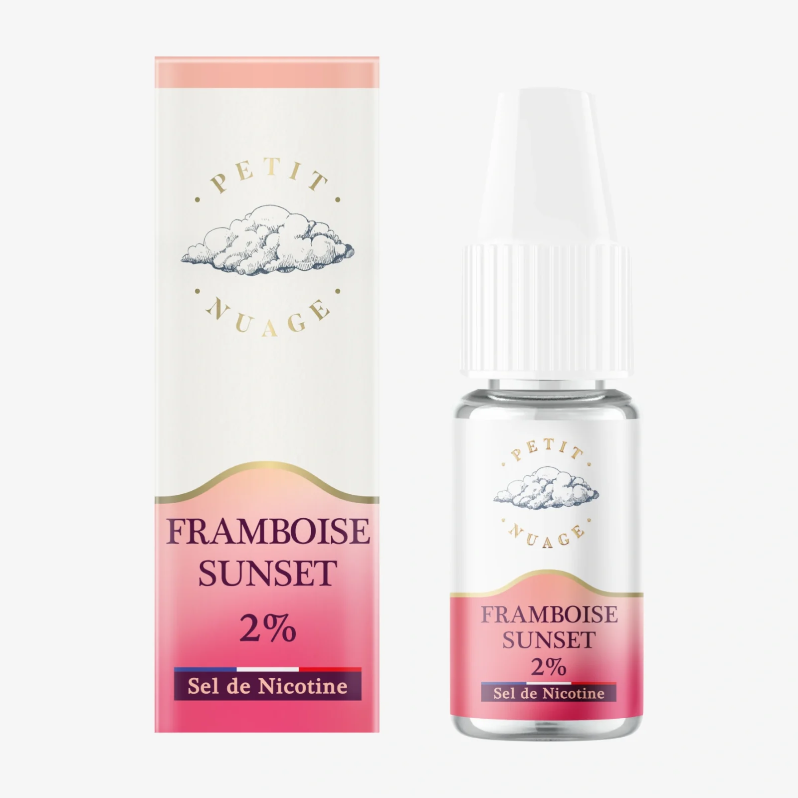 E-liquide Framboise Sunset Nic Salt 10 mL - Petit Nuage
