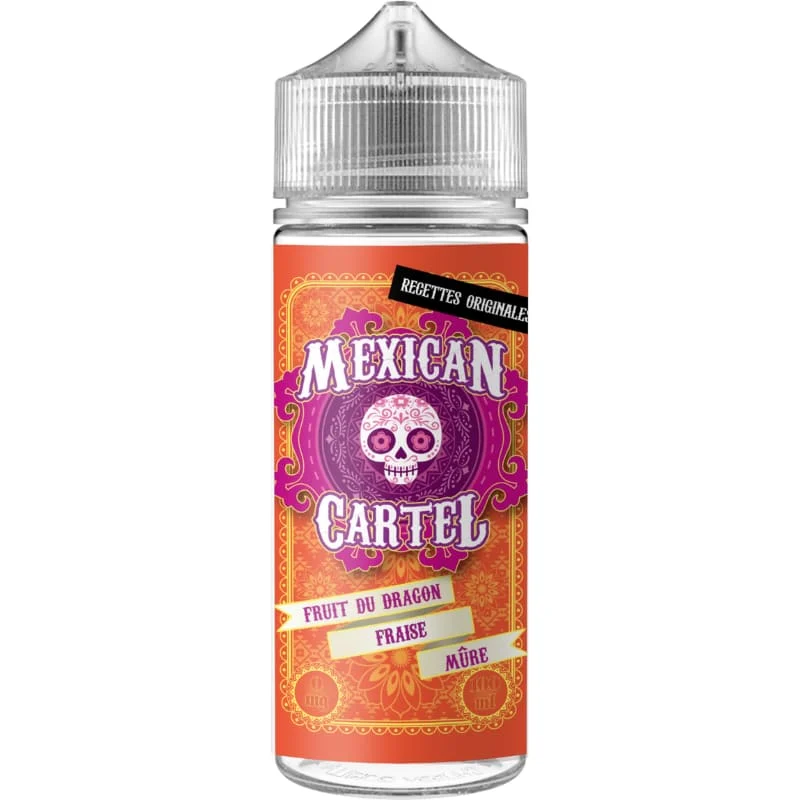 E-liquide Fruit du Dragon & Fraise & Mûre 50ml/100ml – Mexican Cartel