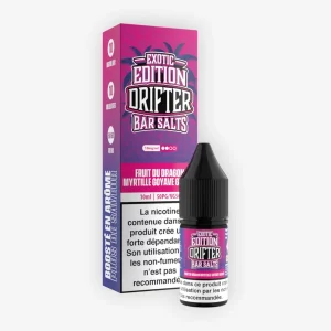 E-liquide Fruit du Dragon Myrtille Goyave Glacés 10 mL - Exotic Edition Bar Salts Drifter