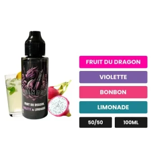 E-liquide Fruit du Dragon Violette Limonade 100 ml de Dinos à 9,99 €