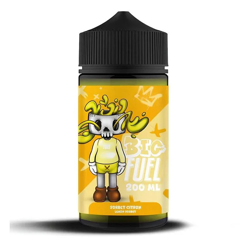 E-liquide Fruit Sorbet Citron 200ml 0mg – Big Fuel