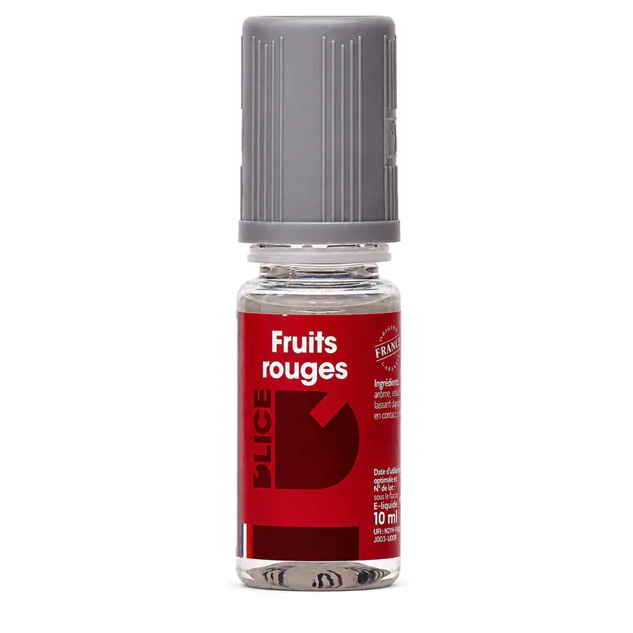 E-liquide Fruits Rouges 10 mL - Dlice