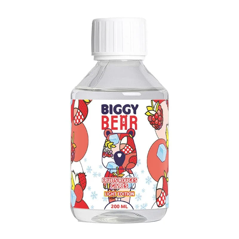 E-liquide Fruits Rouges Givrés Light Edition 200ml 0mg – Biggy Bear