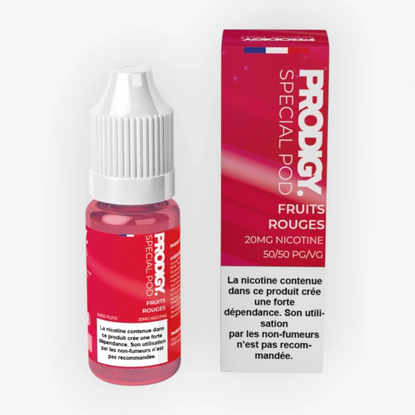 E-liquide Fruits Rouges Nic Salt 10 mL 20 mg - Prodigy (Vape Maker)