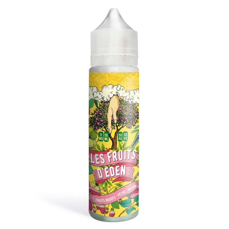E-liquide Fruits Rouges & Pêche & Raisin 50ml – Les Fruits d'Eden