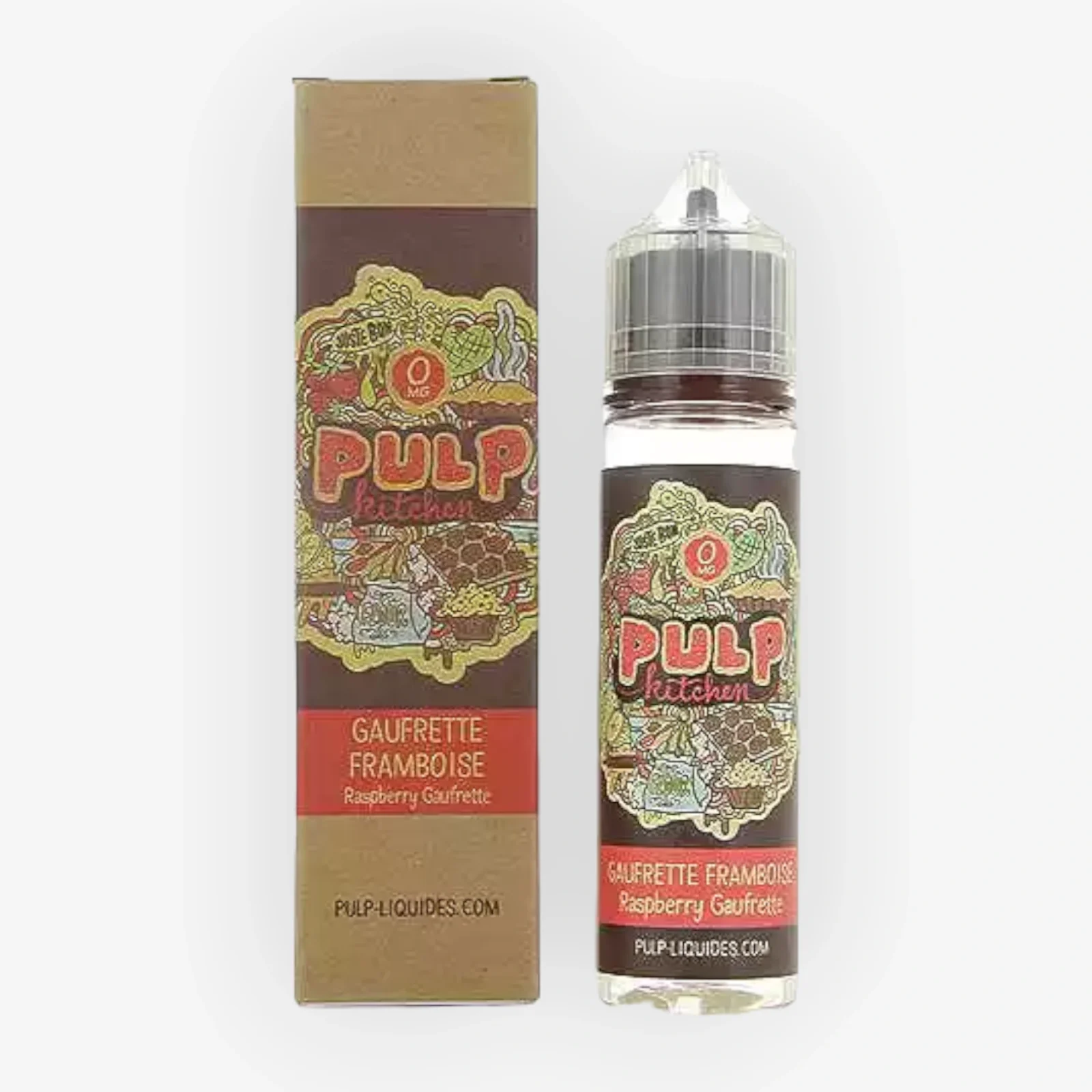 E-liquide Gaufrette Framboise 50 mL - Pulp Kitchen