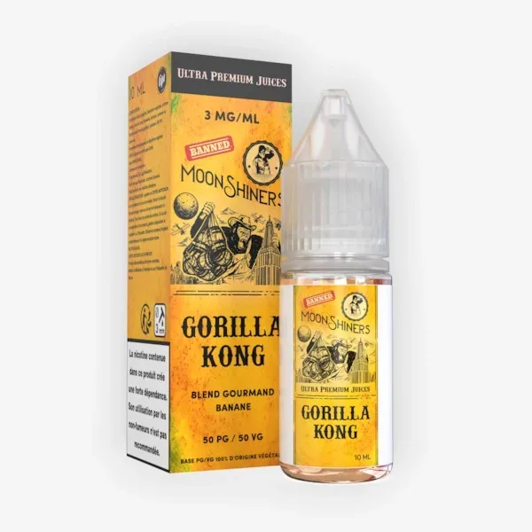 E-liquide Gorilla Kong 10 mL - Moonshiners (Le French Liquide)