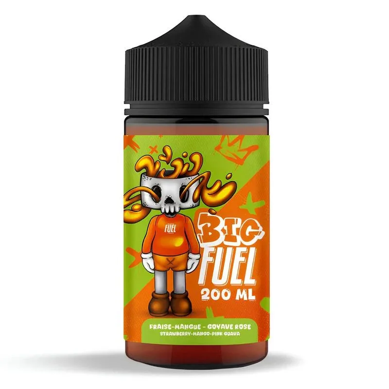 E-liquide Goyave & Fraise & Mangue 200ml 0mg – Big Fuel
