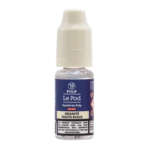 E-liquide Granité Fruits Bleus 10 mL - Pulp Le Pod