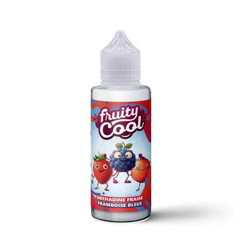 E-liquide Grenadine Fraise Framboise Bleue 100ml – Fruity Cool