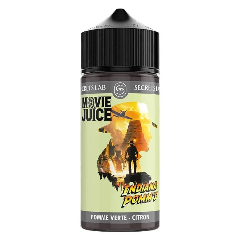 E-liquide Indiana Pomm's 100ml – Secret's Lab Movie Juice