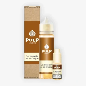 E-liquide La Noisette et sa Coque Pack 60 mL 3 mg - Pulp