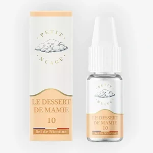E-liquide Le Dessert de Mamie Nic Salt 10 mL - Petit Nuage