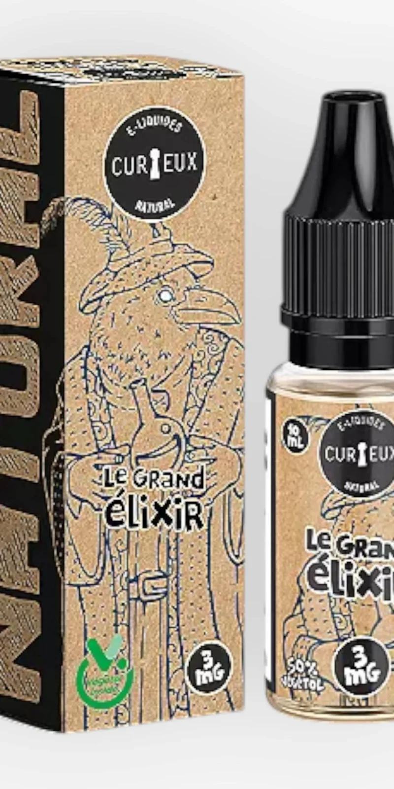 E-liquide Le Grand Elixir 10 mL - Natural Curieux