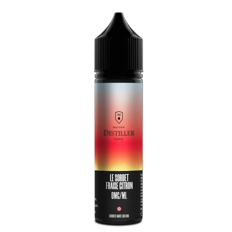 E-liquide Le Sorbet Fraise Citron 50ml – Maison Distiller