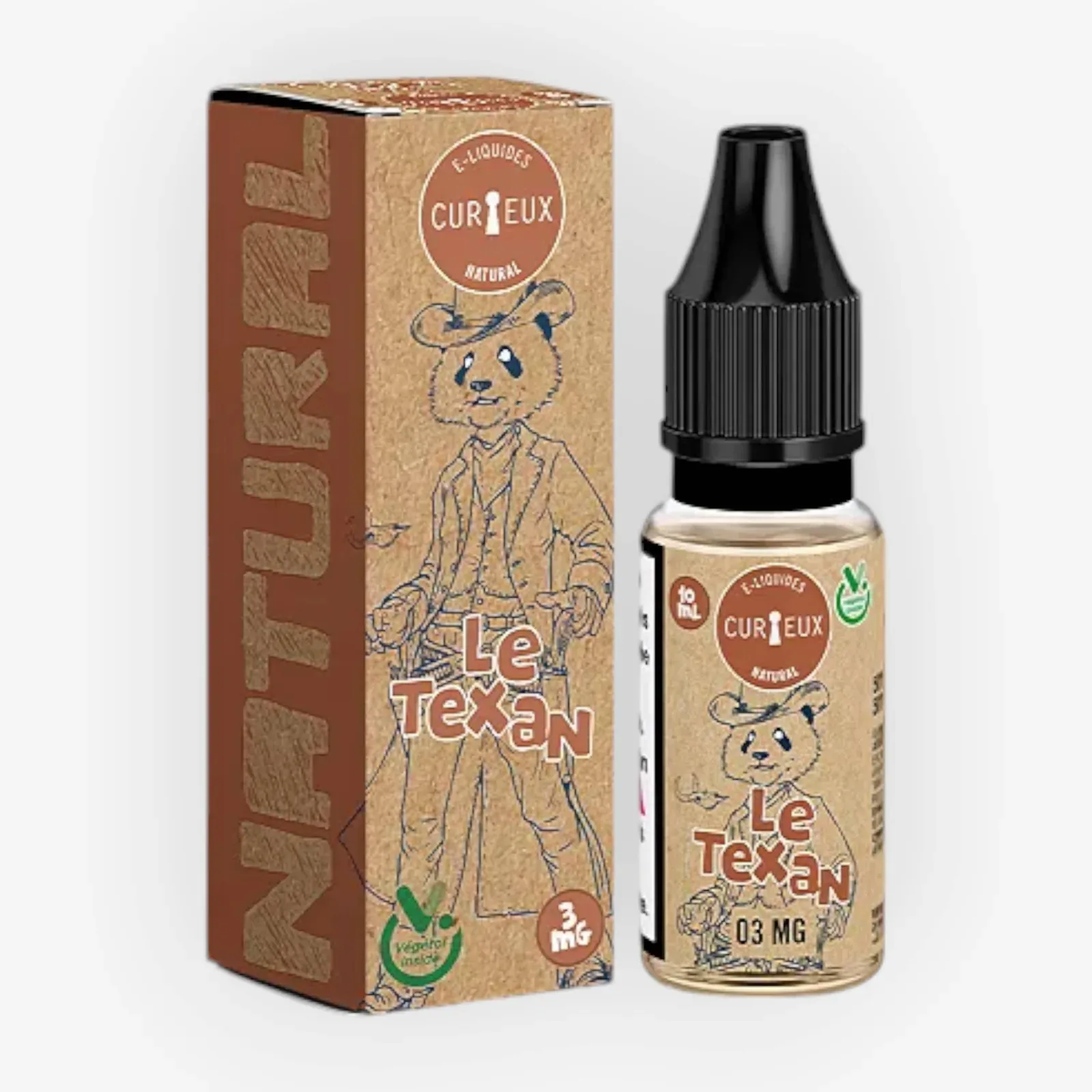 E-liquide Le Texan 10 mL - Natural Curieux