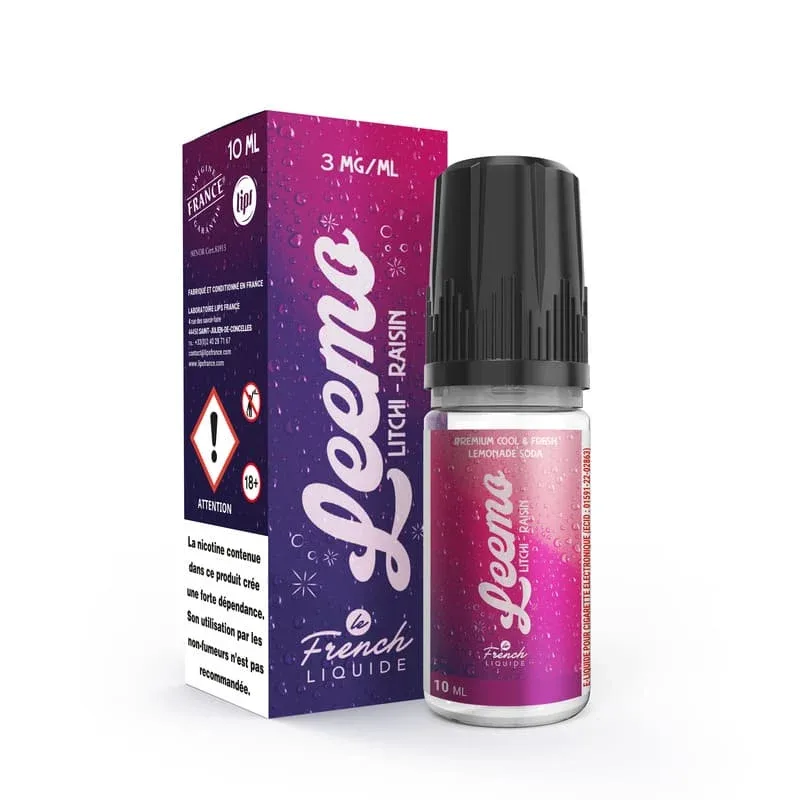 E-liquide Leemo Litchi Raisin 10ml – Le French Liquide