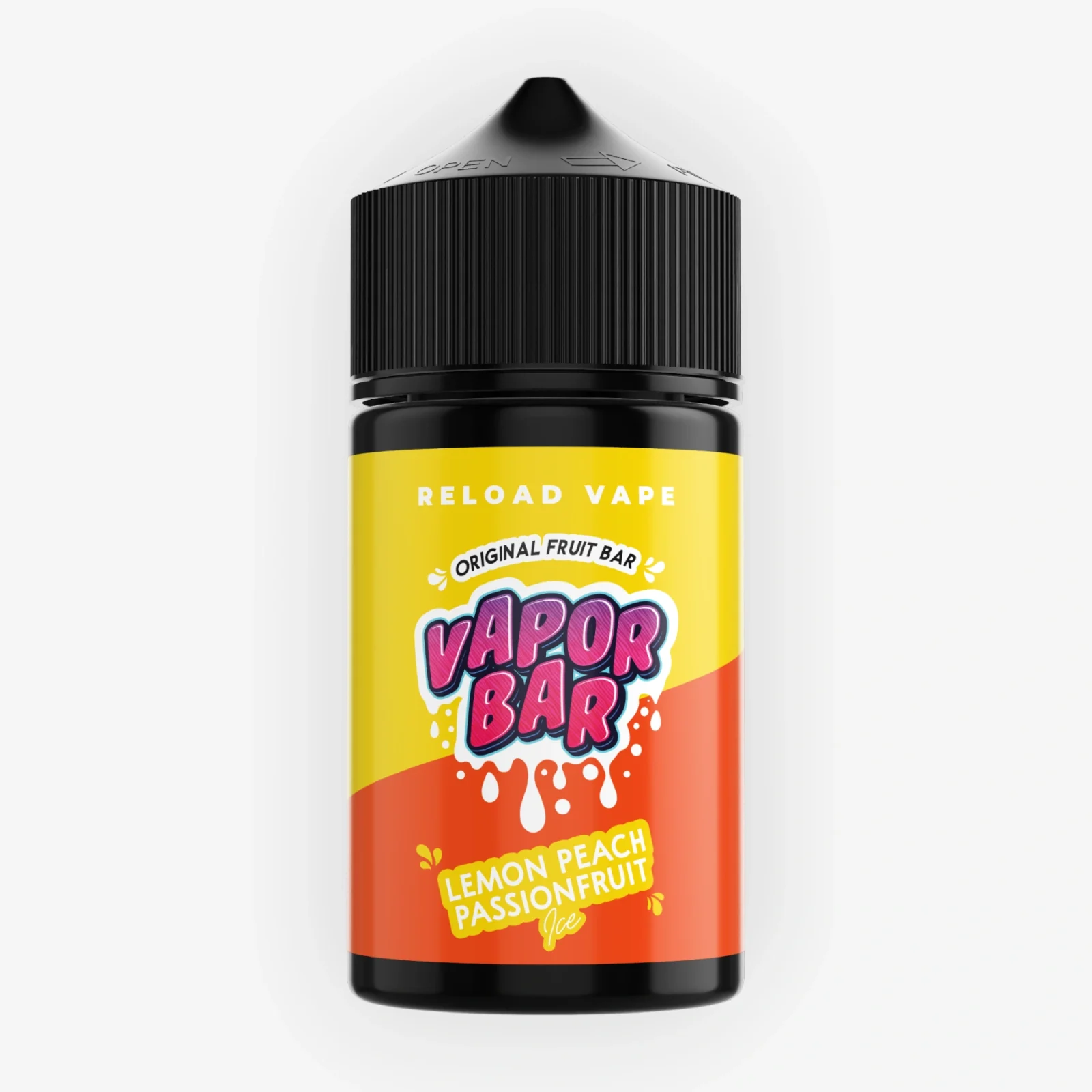 E-liquide Lemon Peach Passion Fruit Ice 50 mL - Vapor Bar Reload Vape