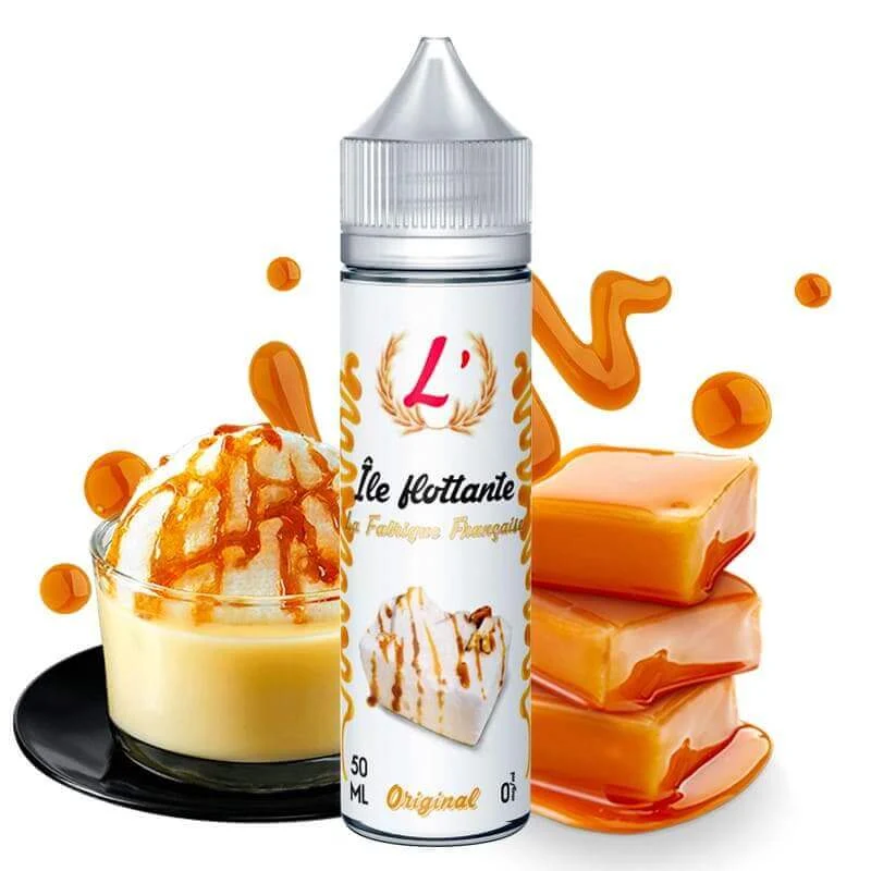 E-liquide L'île Flottante 50ml – La Fabrique Française