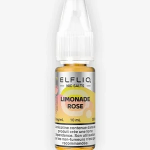 E-liquide Limonade Rose Nic Salt 10 mL - Elfliq ElfBar