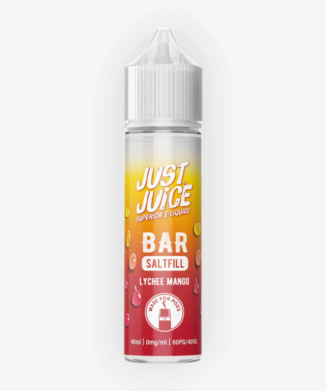 E-liquide Lychee Mango 40 mL - Bar Saltfill (Just Juice)