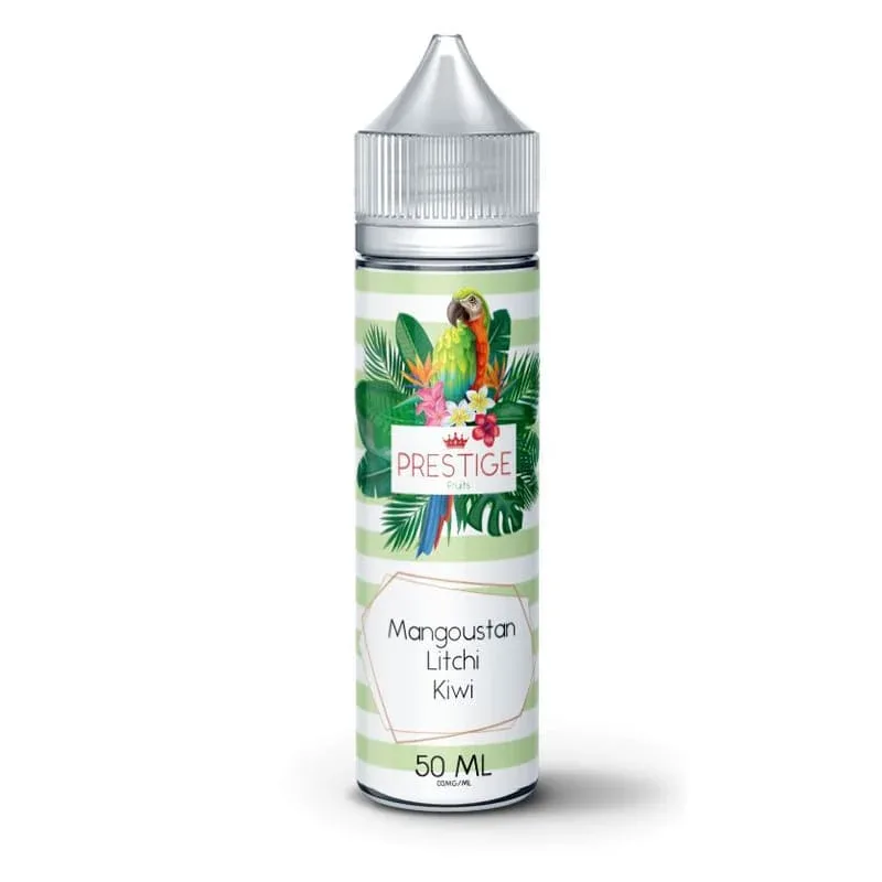 E-liquide Mangoustan Litchi Kiwi 50ml – Prestige Fruits