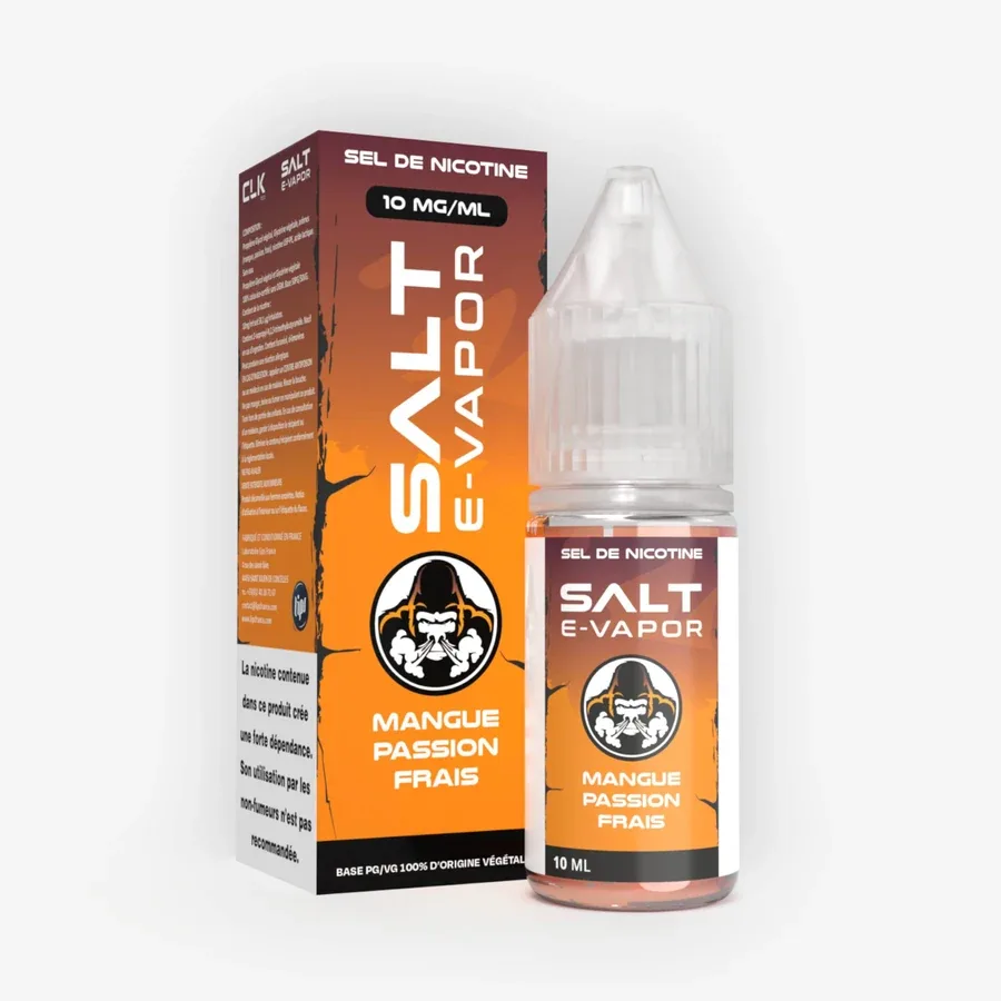 E-liquide Mangue Passion Frais 10 mL - Salt E Vapor (Le French Liquide)