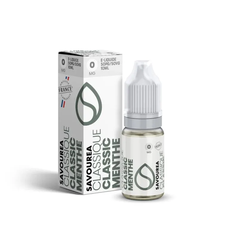 E-liquide Menthe 10ml – Classic Savourea