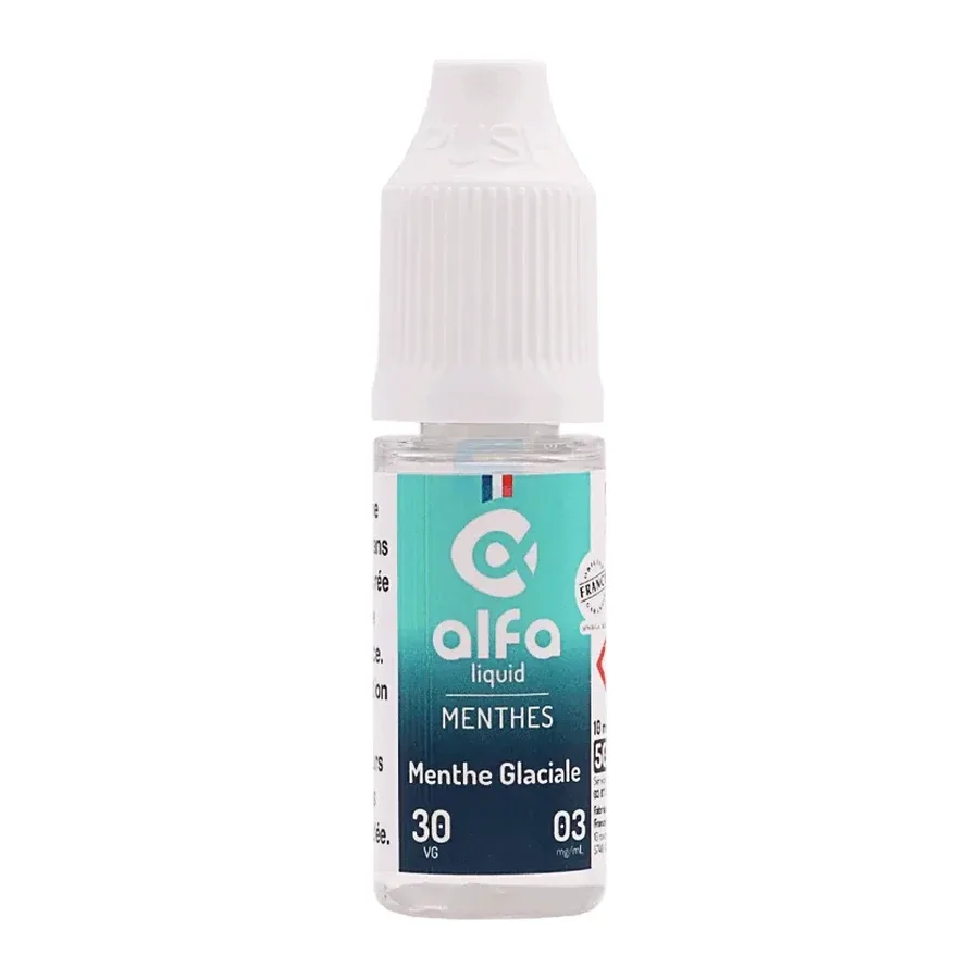 E-liquide Menthe Glaciale (30 VG) 10 mL - Alfaliquid