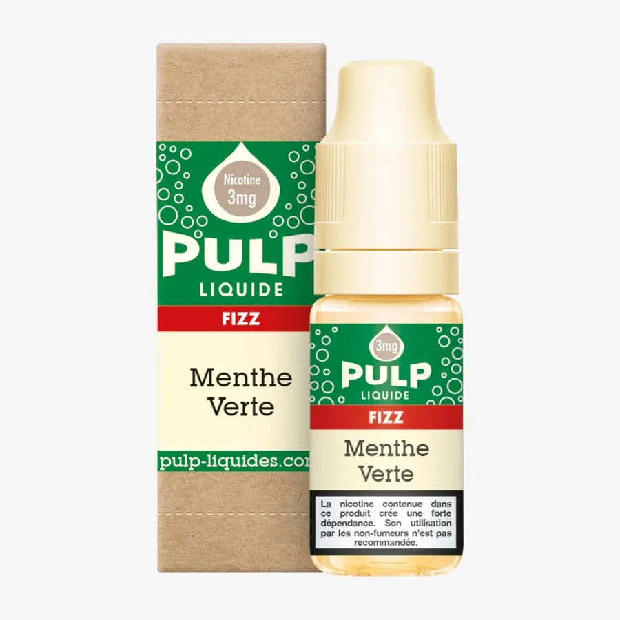 E-liquide Menthe Verte Fizz 10 mL - Pulp
