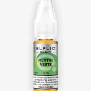 E-liquide Menthe Verte Nic Salt 10 mL - Elfliq ElfBar