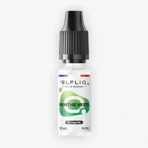 E-liquide Menthe Verte Nic Salt 10 mL - Elfliq Made in France