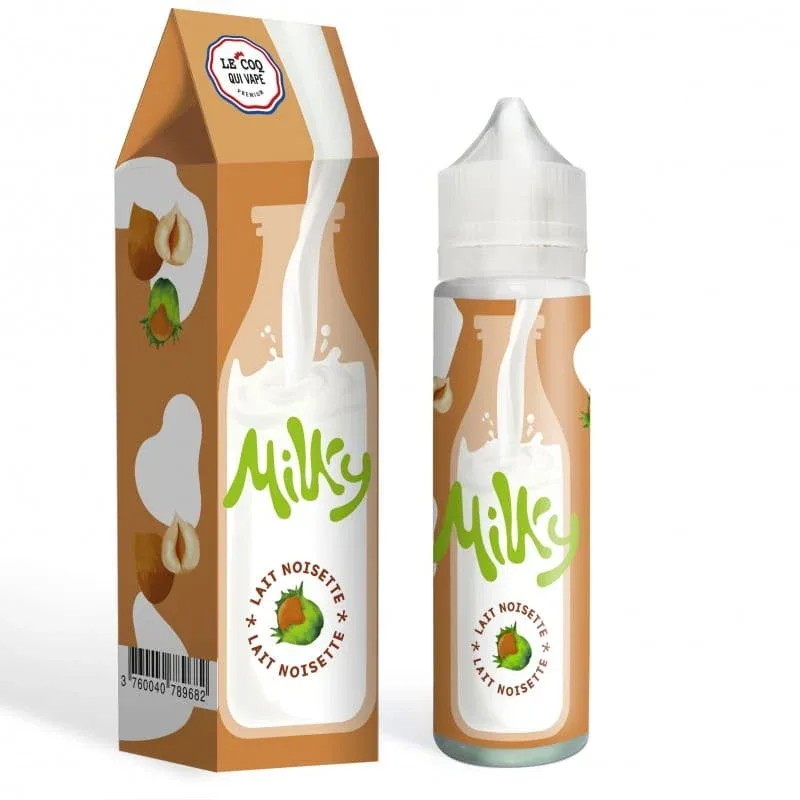 E-liquide Milky Lait Noisette 50ml – Le Coq Qui Vape