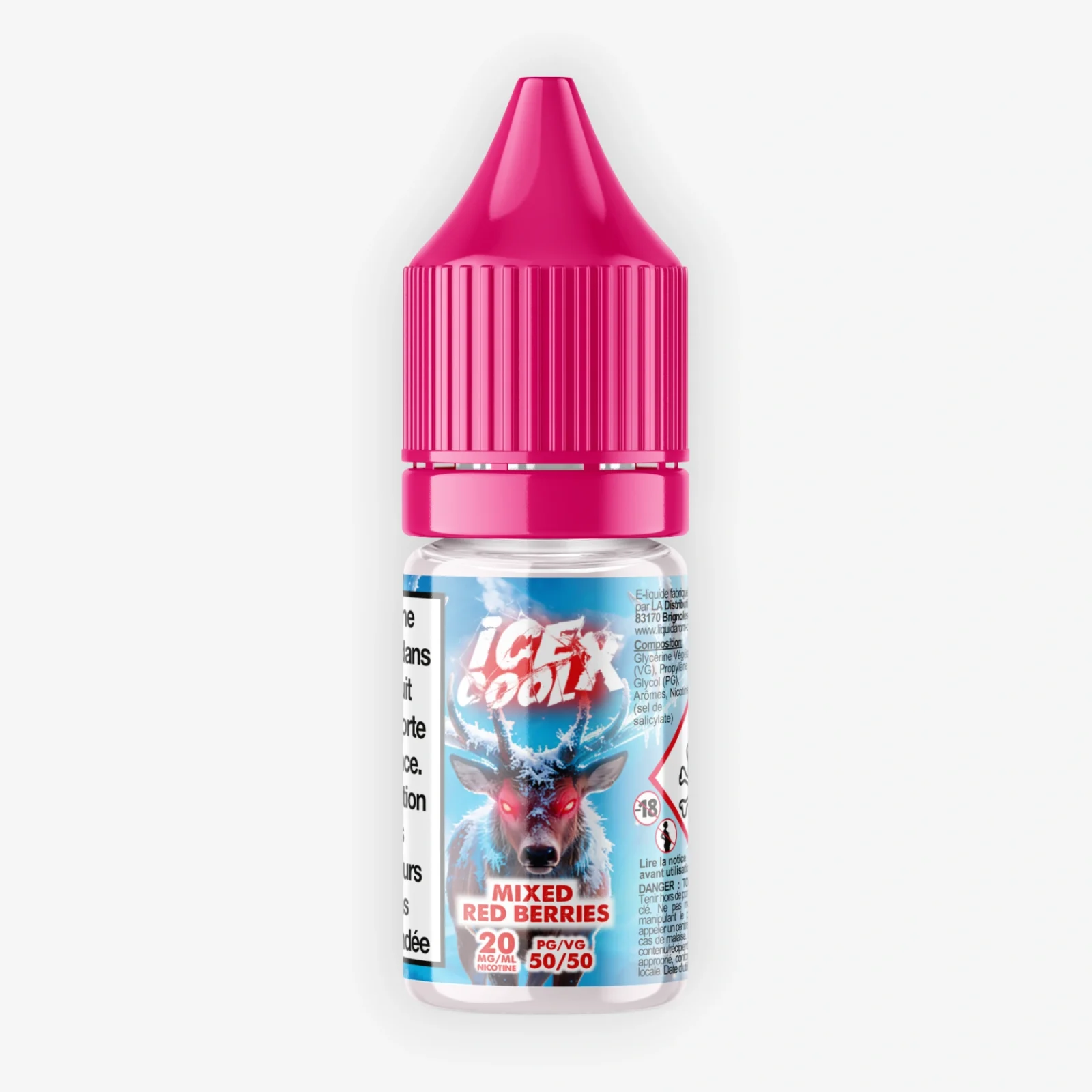 E-liquide Mixed Red Berries Nic Salt 10 mL 20 mg - Ice Cool X (Liquidarom)