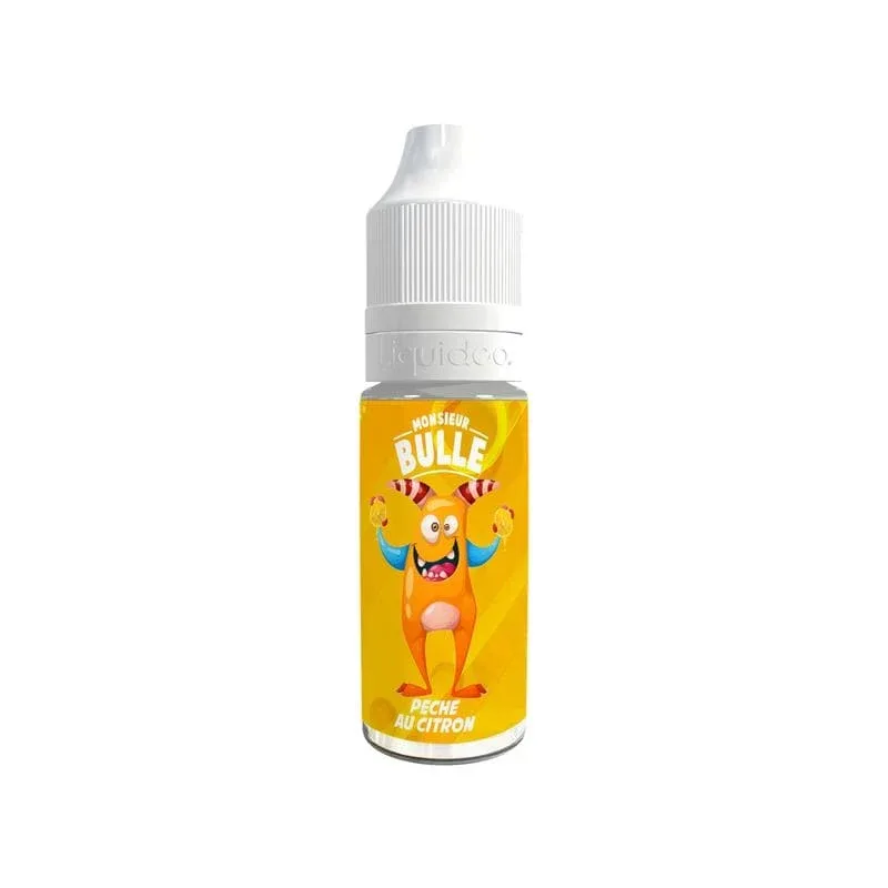 E-liquide Monsieur Bulle Pêche Au Citron 10ml – Liquideo