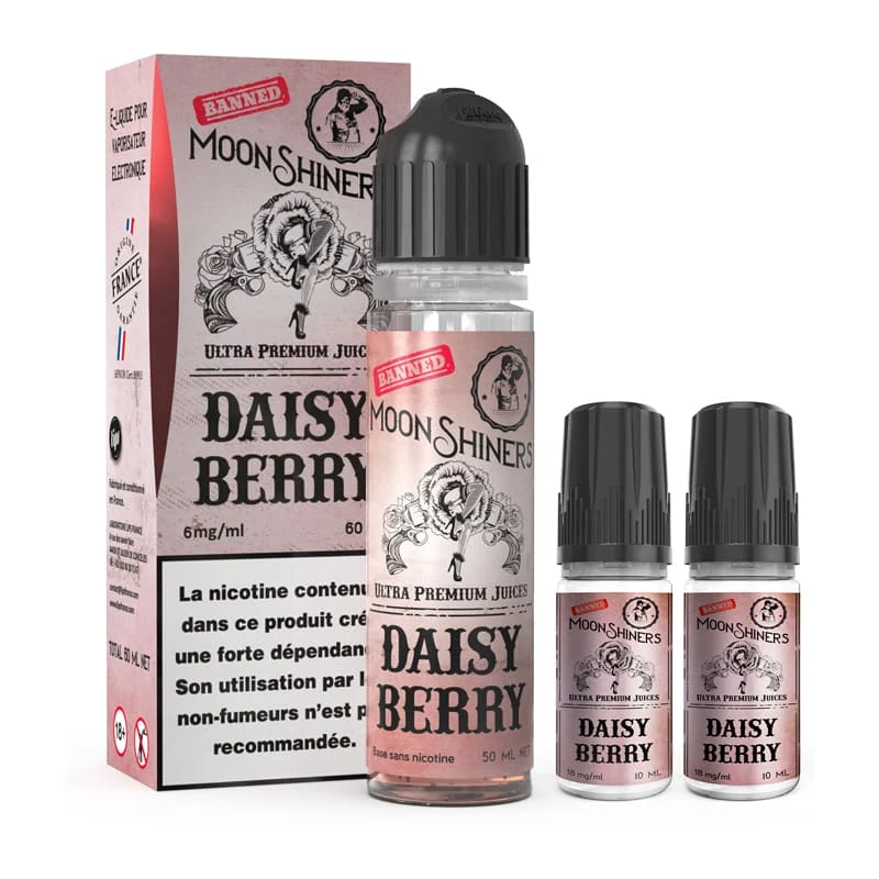 E-liquide Moonshiners Daisy Berry - Kit Easy2Shake 60ml – Le French Liquide - Image 2