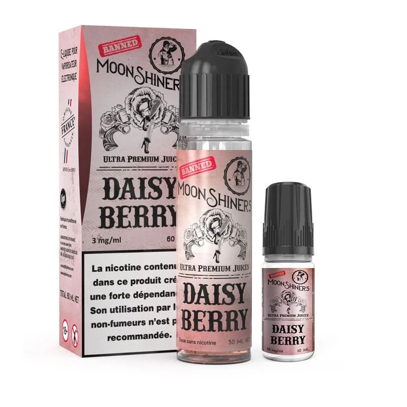 E-liquide Moonshiners Daisy Berry - Kit Easy2Shake 60ml – Le French Liquide
