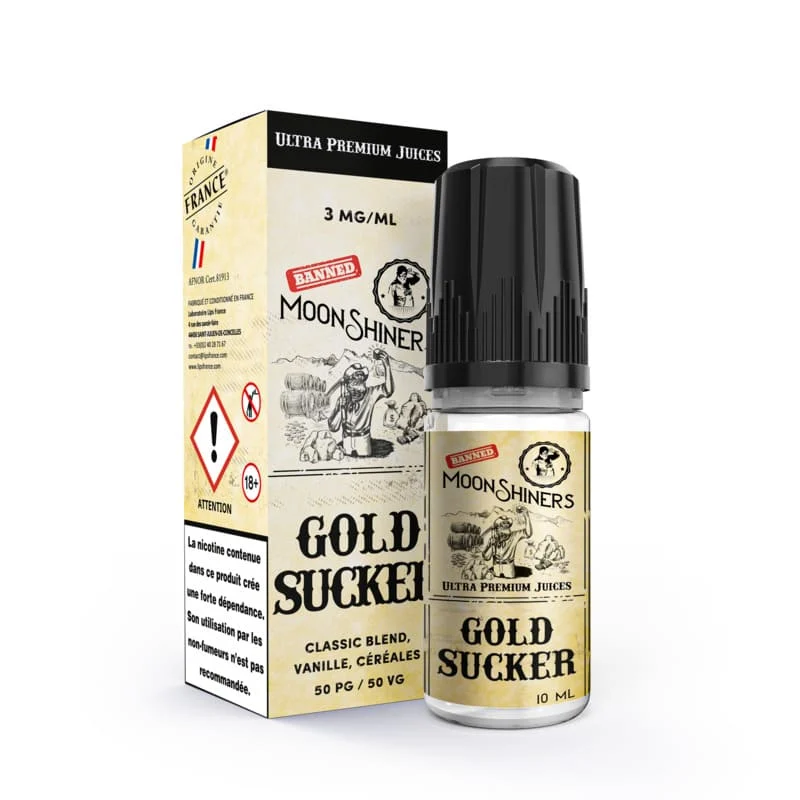 E-liquide Moonshiners Gold Sucker 10ml – Le French Liquide