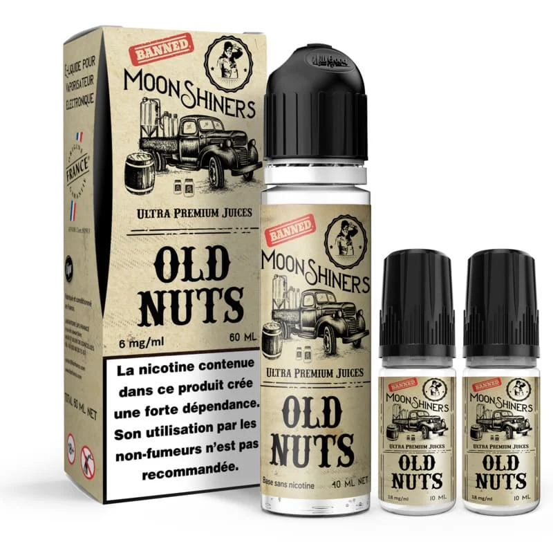 E-liquide Moonshiners Old Nuts - Kit Easy2Shake 60ml – Le French Liquide - Image 2