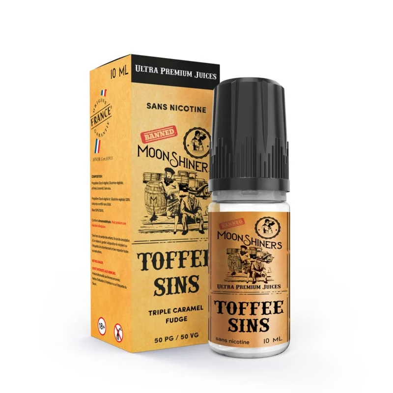 E-liquide Moonshiners Toffee Sins 10ml – Le French Liquide