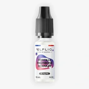 E-liquide Myrtille Framboise Acidulée Nic Salt 10 mL - Elfliq Made in France