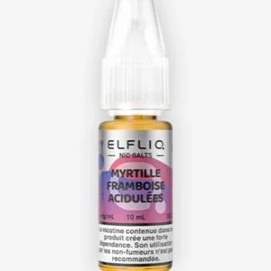E-liquide Myrtille Framboisee 10 mL - Elfliq ElfBar