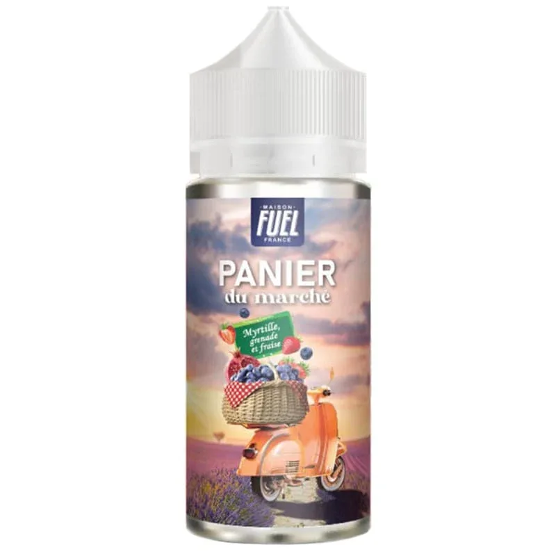 E-liquide Myrtille Grenade et Fraise 100ml – Panier du Marché