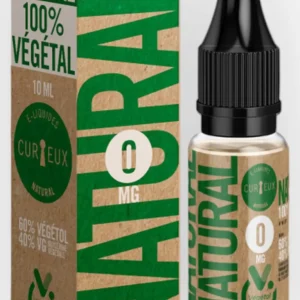 E-liquide Natural 100% Vegetal 10 mL - Natural (Curieux)