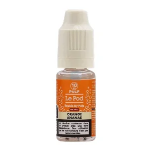 E-liquide Orange Ananas Fizz 10 mL - Pulp Le Pod