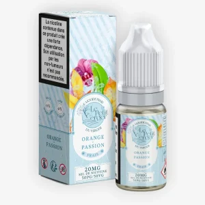 E-liquide Orange Passion Frais Nic Salt 10 mL - Le Petit Verger Savourea