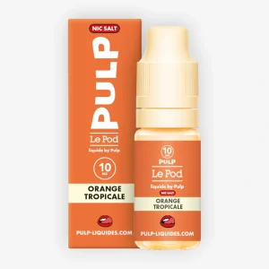 E-liquide Orange Tropicale Nic Salt 10 mL - Pulp Le Pod